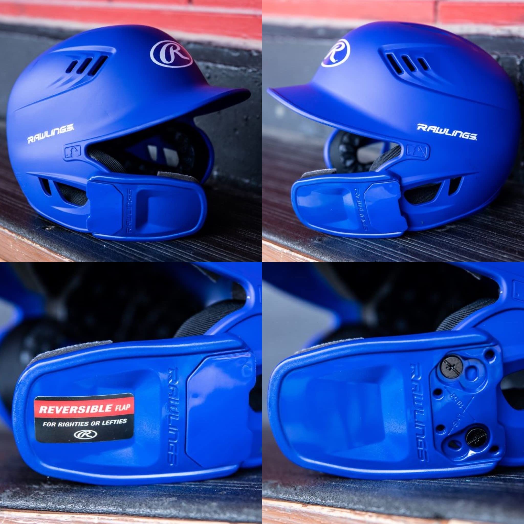 Rawlings R16 Velo Reversible EXT Batting Helmet | Reversible Face Guard