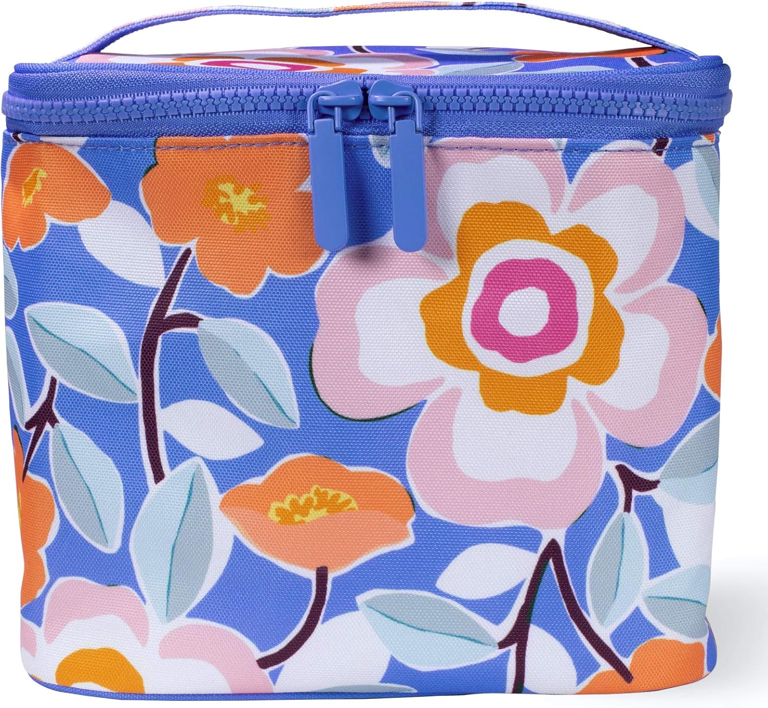 Kate Spade New York Blue Insulated Soft Cooler Lunch Tote with Double