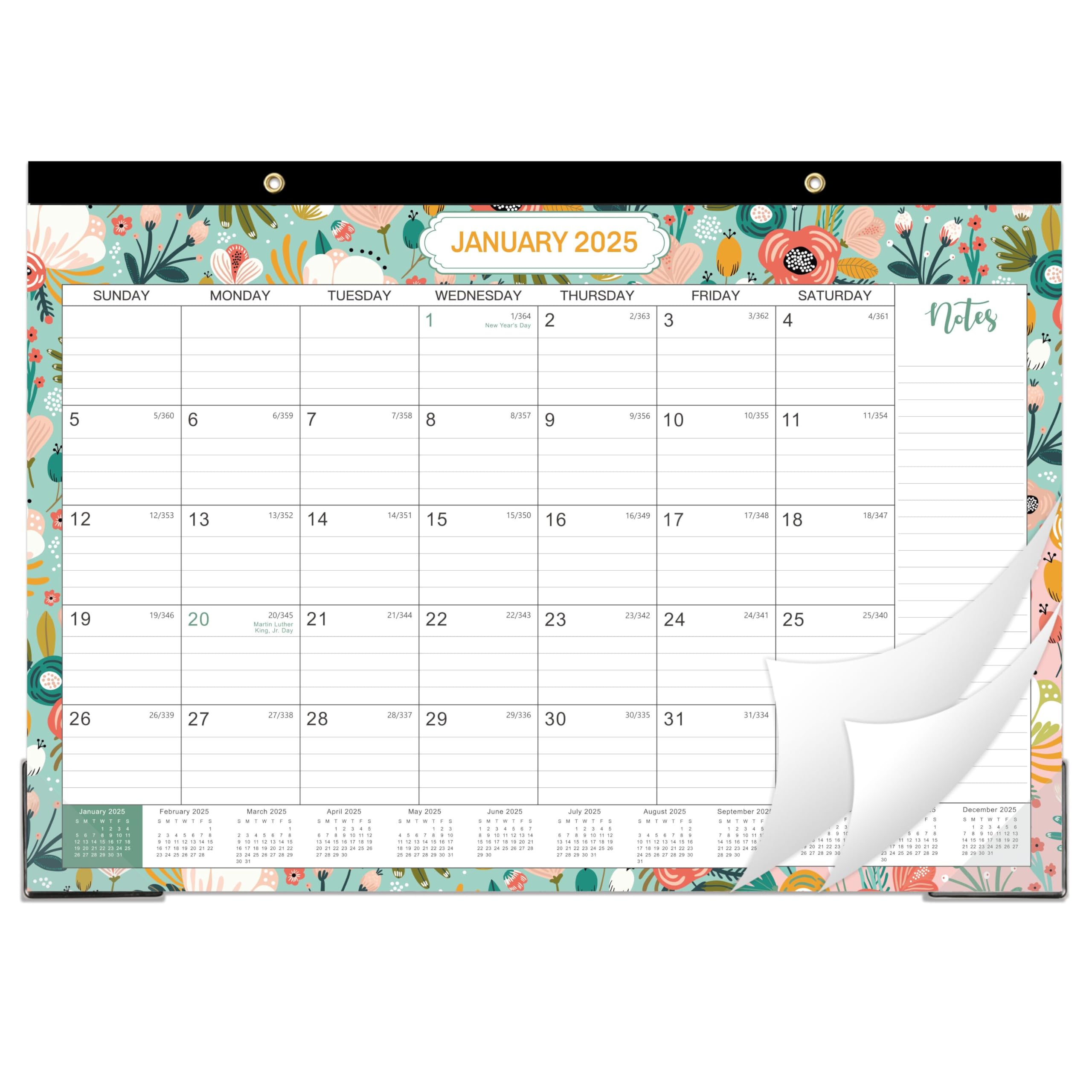 Desk Calendar 2025-2025 Calendar from Jan. 2025 - Dec. 2025, 12 Monthly ...