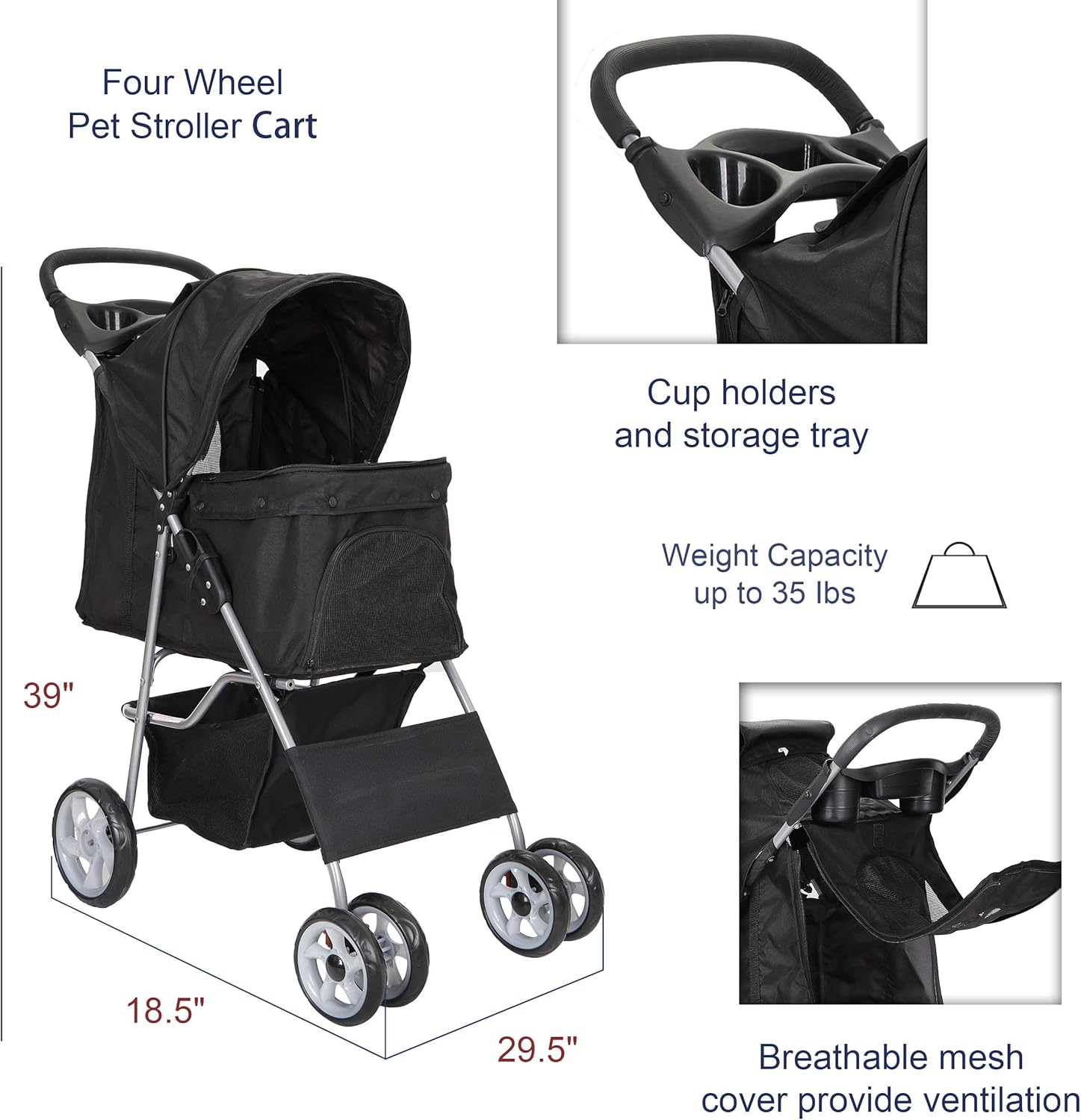 cat stroller carrier travel system