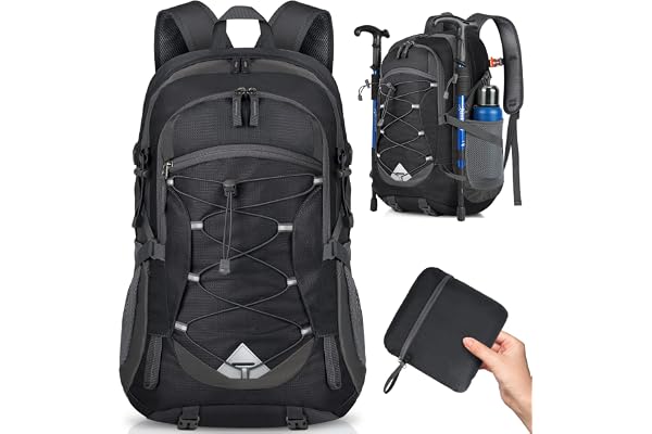 40L Packable Backpack Water Resistant Hiking Backpacks Lightweight Outdoor Sport Travel Daypack for Climbing Camping Touring