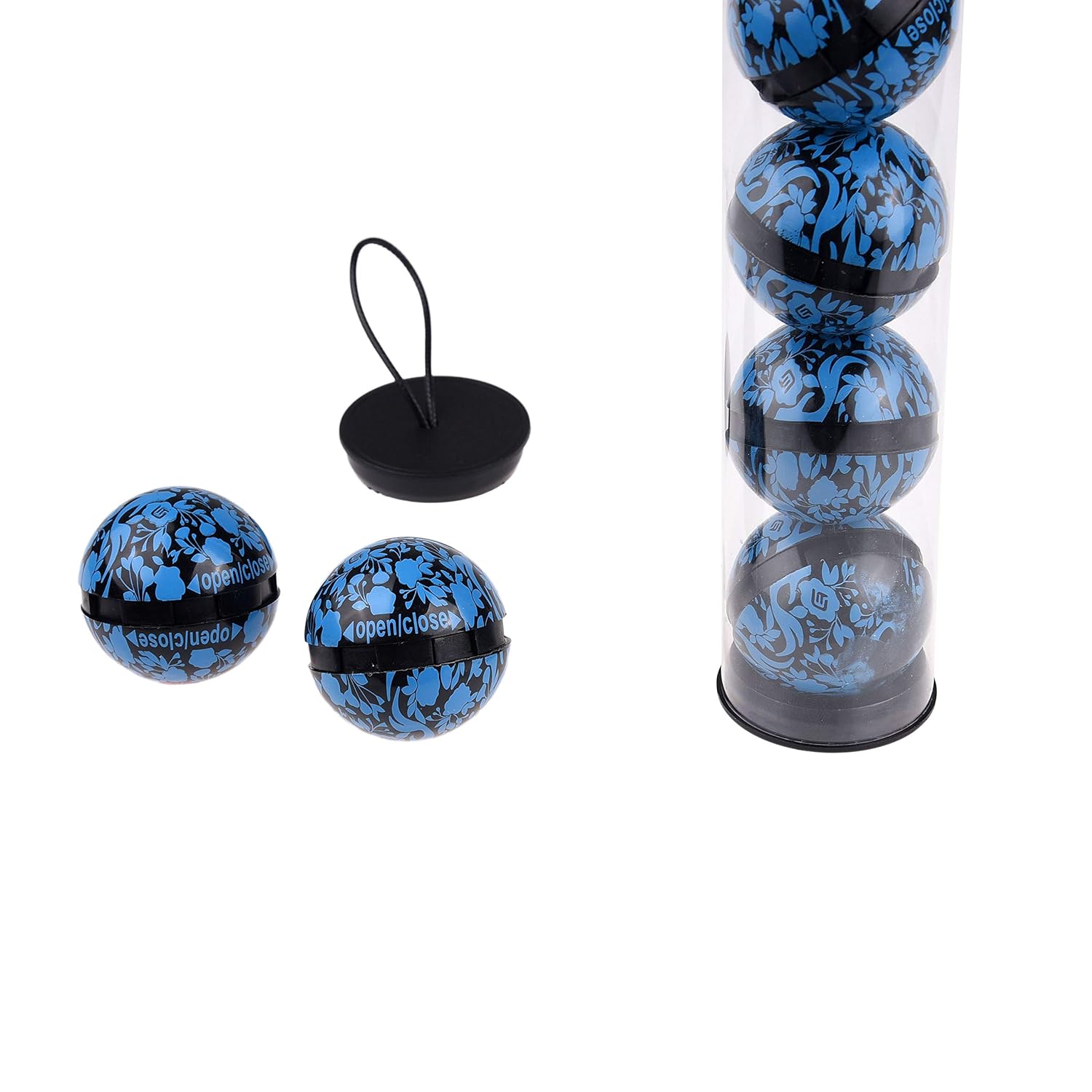 Eco-Fused Deodorizing Balls for Sneakers, Lockers, Gym Bags - 8 Pack - Neutralizes Sweat Odor - Also Great for Homes, Offices and Cars - Easy Twist Lock/Open Mechanism - Ocean Fresh