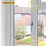 HomeSecure x2 Sash Jammers for uPVC Windows & Doors White view 7