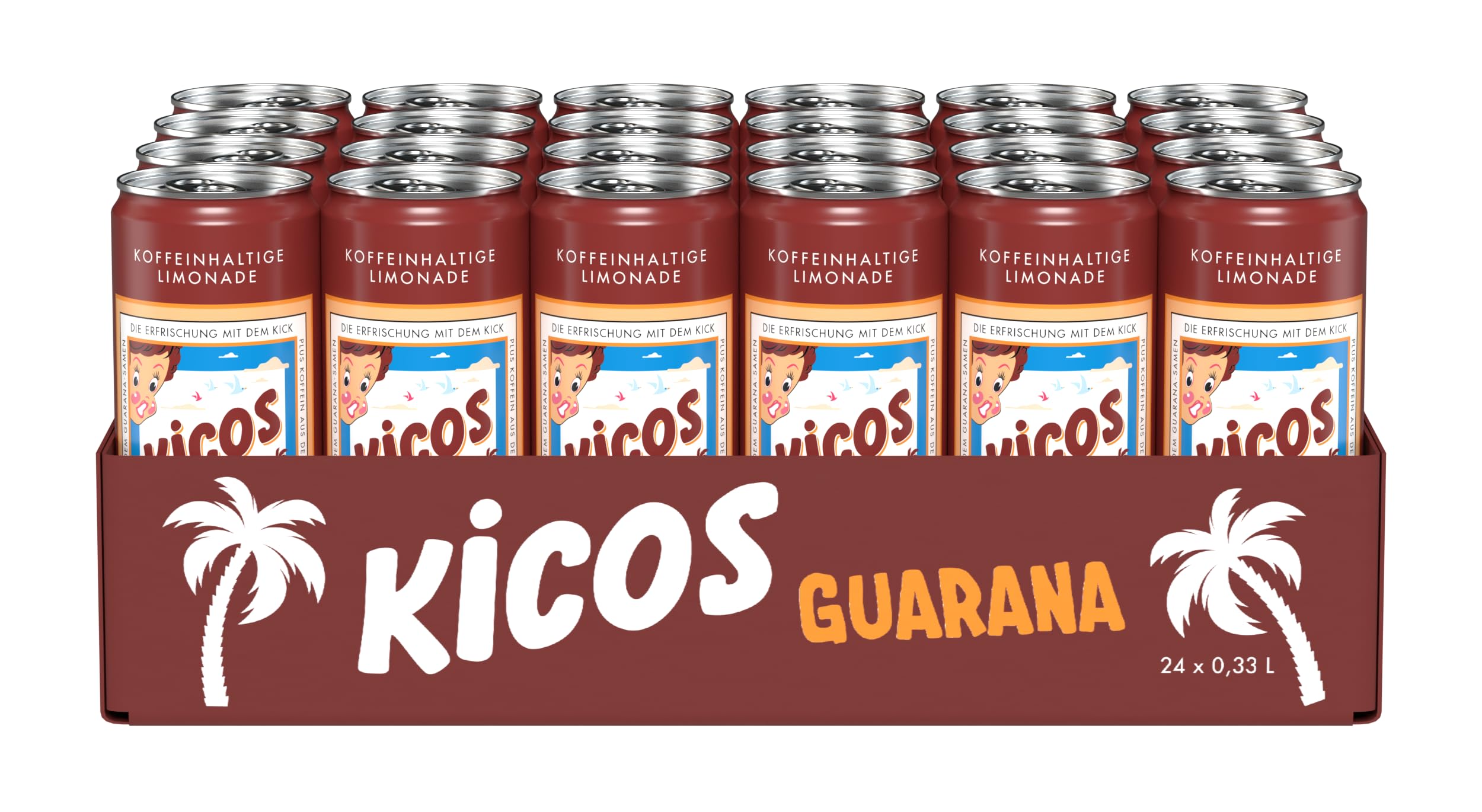 Kicos Guarana, EINWEG 24 x 330 ml 2