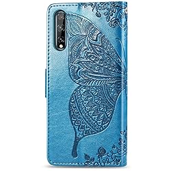 OOPKINS Wallet Case for Huawei Y8P Elegant Embossed