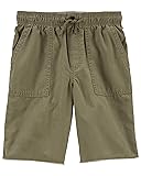 OshKosh B'Gosh Boys' Pull-on Shorts, Olive, 6
