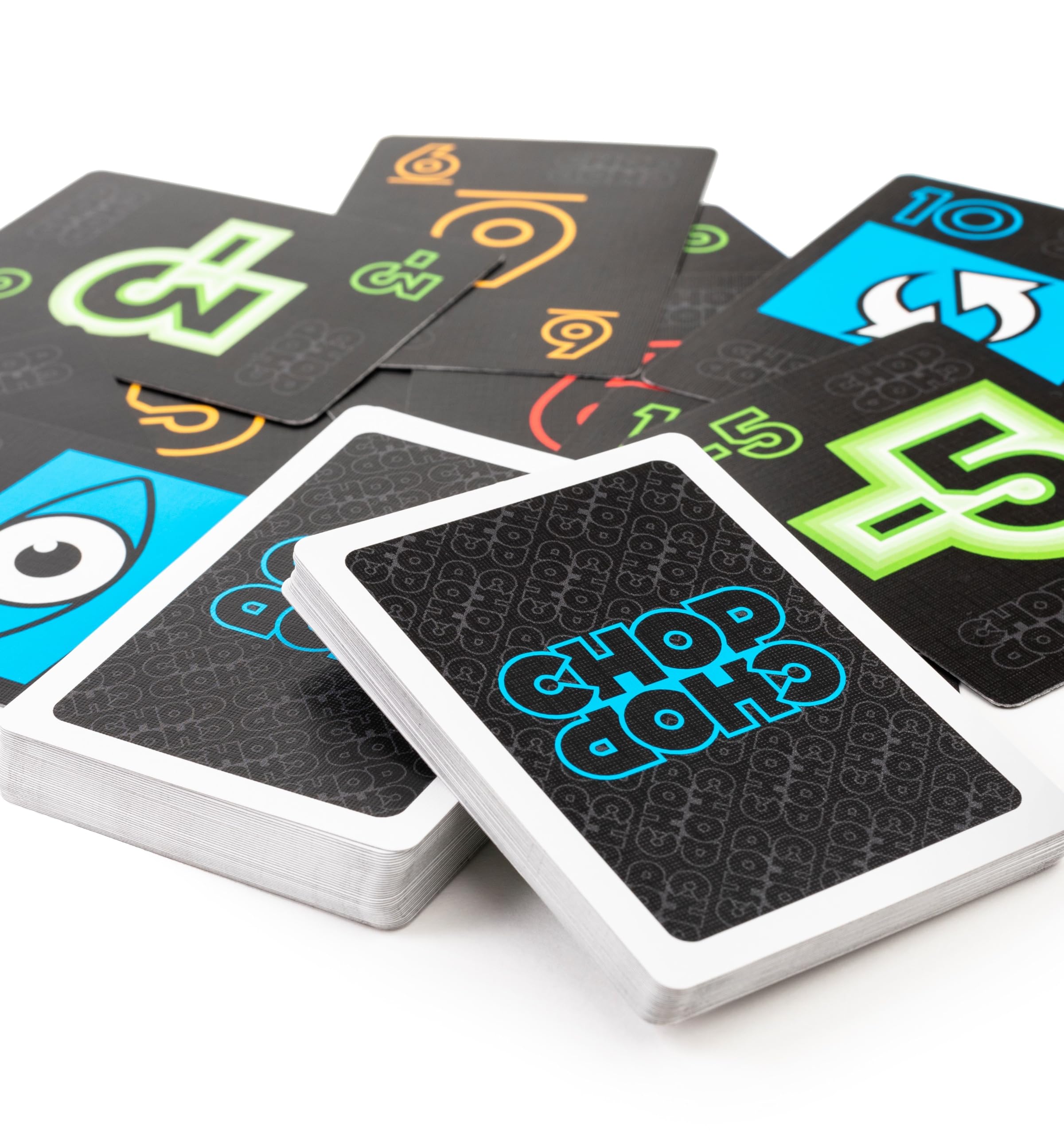 ChopChop Card Game | Great Family Fun | Addictive from the first shuffle! | Kids + Adults! | Who Dares Wins! | 2-10 Players! |