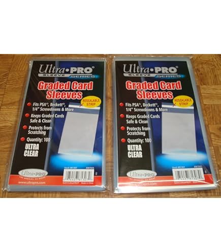 ultra pro graded card sleeves Buy Graded Card Sleeves Custom Fit for PSA / CGC / CSG Slabs – Caseforceco main image 1