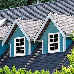 2 Pack 12" x 18" White Shed Window with Tempered