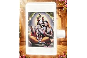 Toyoos Radhe Krishna 9-in-1 LED Mantra Chanting Box with Adjustable Volume & Bell Tones | Devotional Audio Player for Home, T