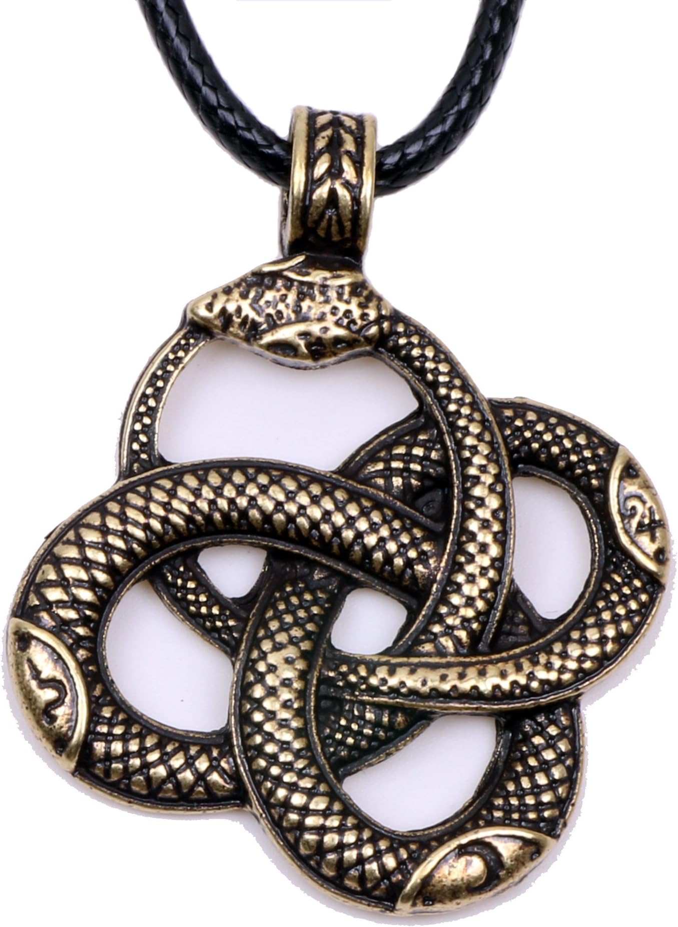 Paw Paw House Vegvisir Compass Amulet Necklace Norse Viking Odin's Symbol Runic Pendant Thor's Hammer Mjolnir Gift Men Women