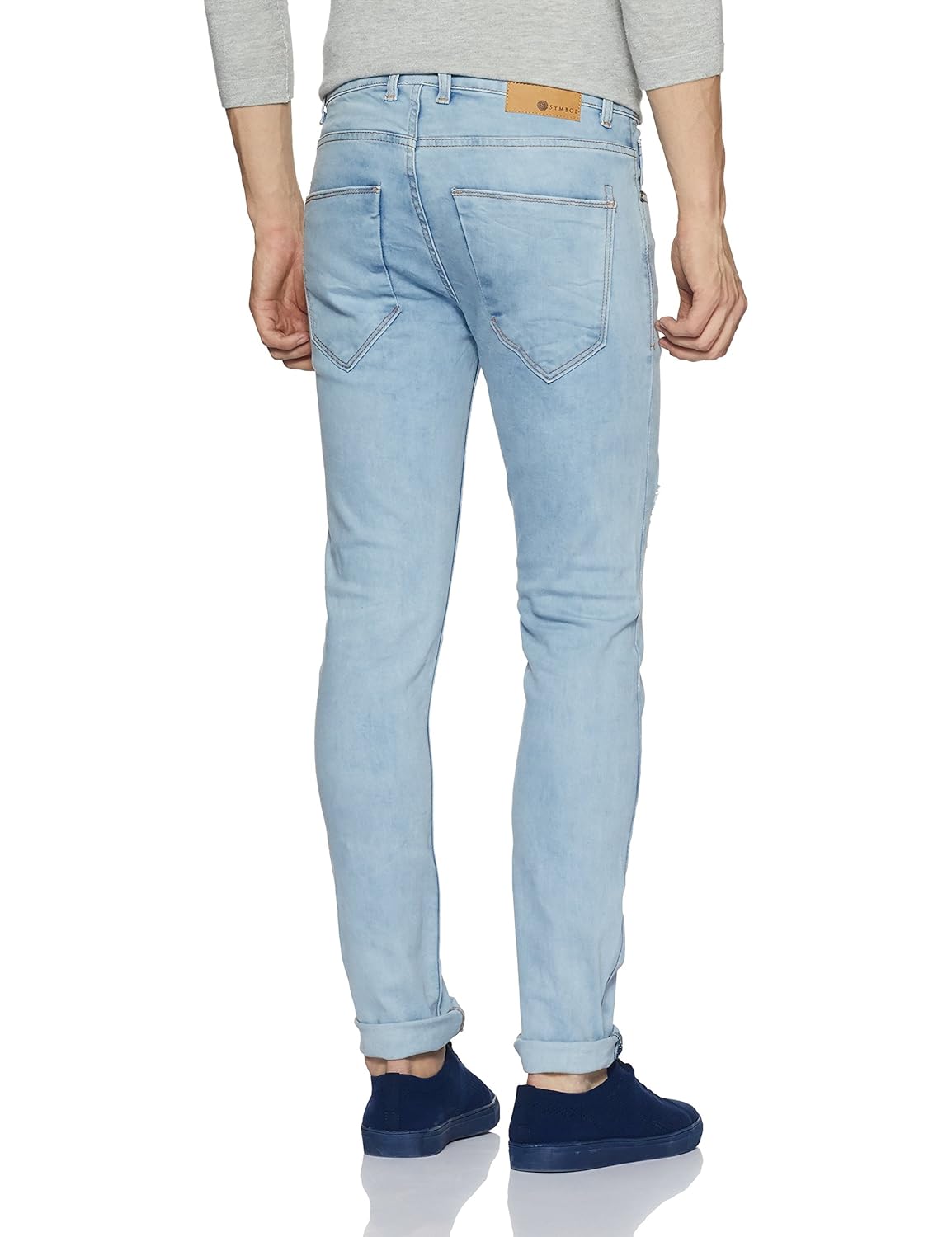 symbol amazon brand men's skinny fit jeans