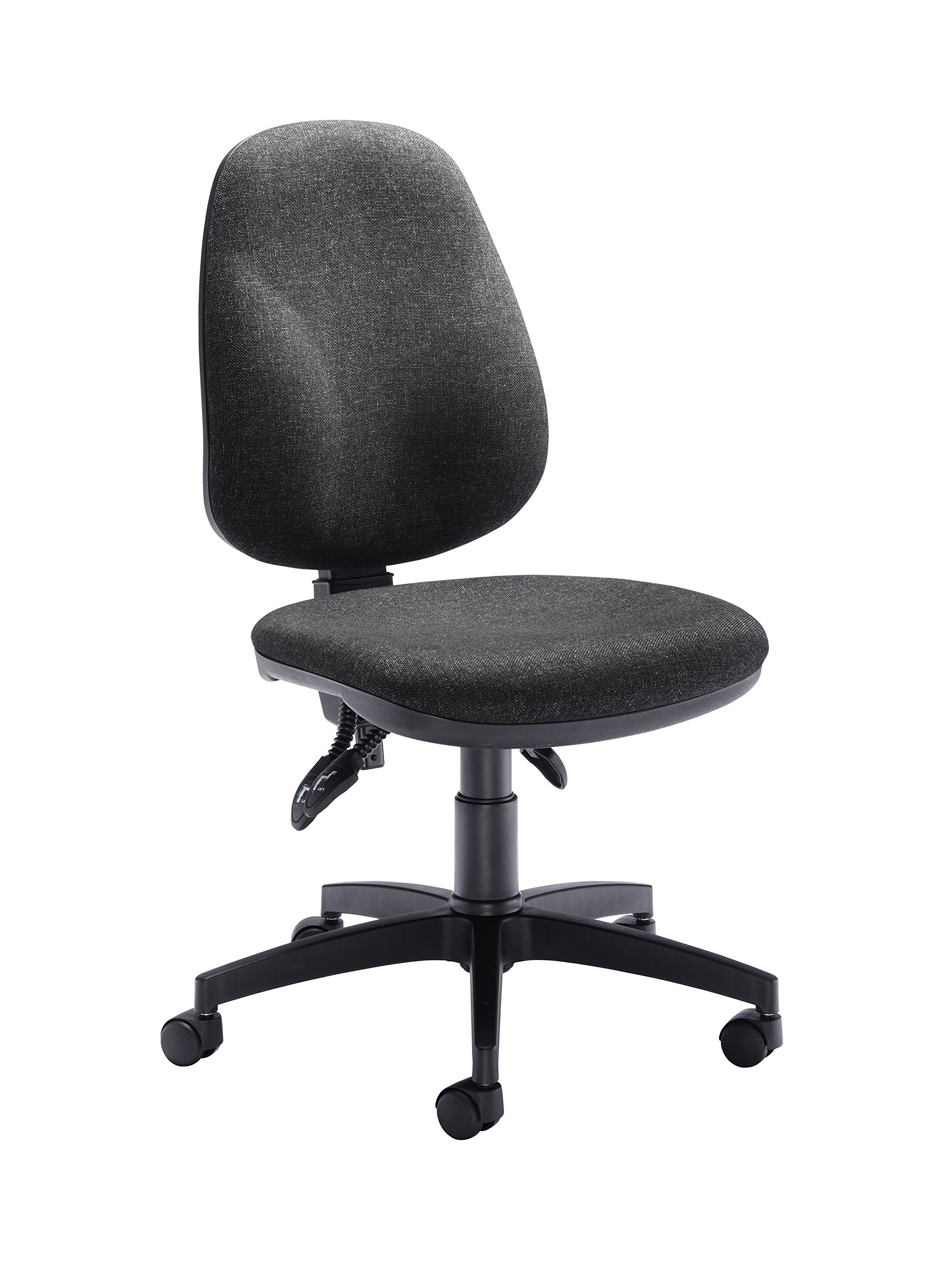 Office Hippo High Back Desk Chair, Ergonomic Office Chair For Home & Office With Height Adjustable Seat & Lumbar Support For Extra Comfort, Computer Chair For Daily Use - Charcoal Grey