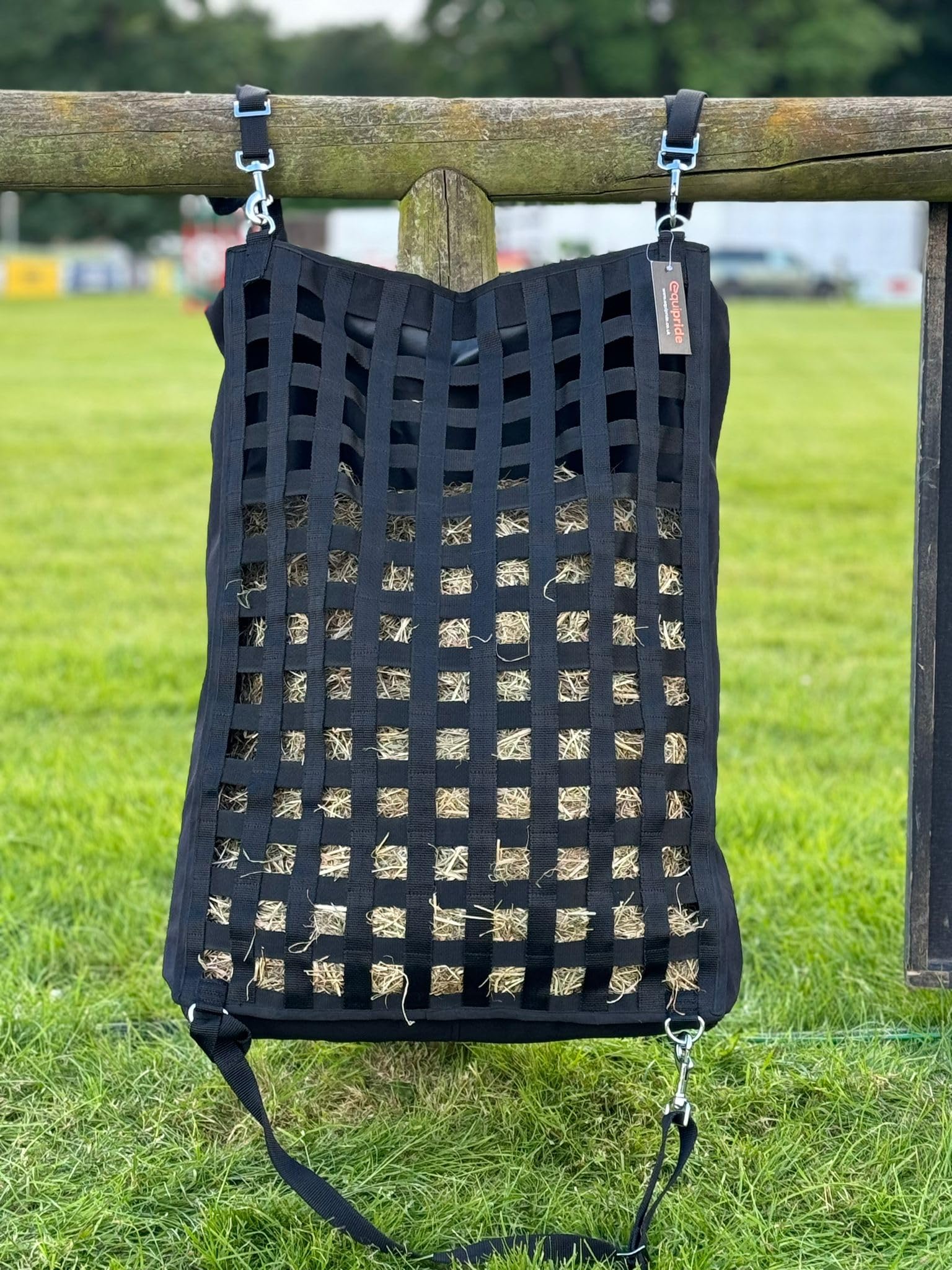 Hay Bag Hay Feeder for Horses, Adjustable, Large Capacity, Travel Friendly
