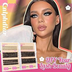 calphdiar Fluffy Lash Clusters with Bottom Lashes