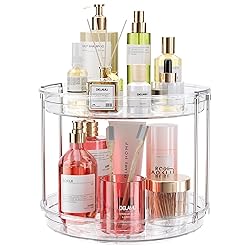 LAMU 10.6in Rotating Makeup Organizer for Vanity, 2