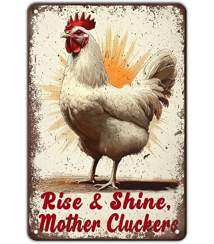 Amazon.com: Desperate Enterprises Rooster Brand Coffee Tin Sign