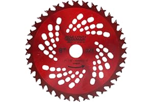 LSHUZIYU, 8"-32T. 1" Arbor with Washer Adapter 7/8"-20mm-5/8, Brush Cutter Blade, Trimmer Weed Blade. Suitable for All Brand 