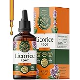 HERBAMAMA Licorice Root Drops - Vegan Immune, Respiratory & Digestive Support with Licorice Root Extract - Non-GMO, Alcohol & Sugar-Free Liquid Supplement, 84-Day Supply
