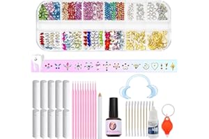 MYYKO Tooth Gem Kit Professional with Curing Glue and UV Light, 690 Pieces Fashionable Crystals Jewelry kit for Starter