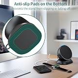 PlusAcc Stand Holder for Pop Speaker Smartphone USB-C USB-A Charger Black view 4
