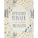 Mega Homeschool Planner and Organizer Soft Flora: Fully Customizable Planner, Organizer, and Record Keeper for Homeschool Fam