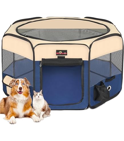 Dog Playpen EliteField 2-Door Soft Pet Playpen (2 Year Warranty