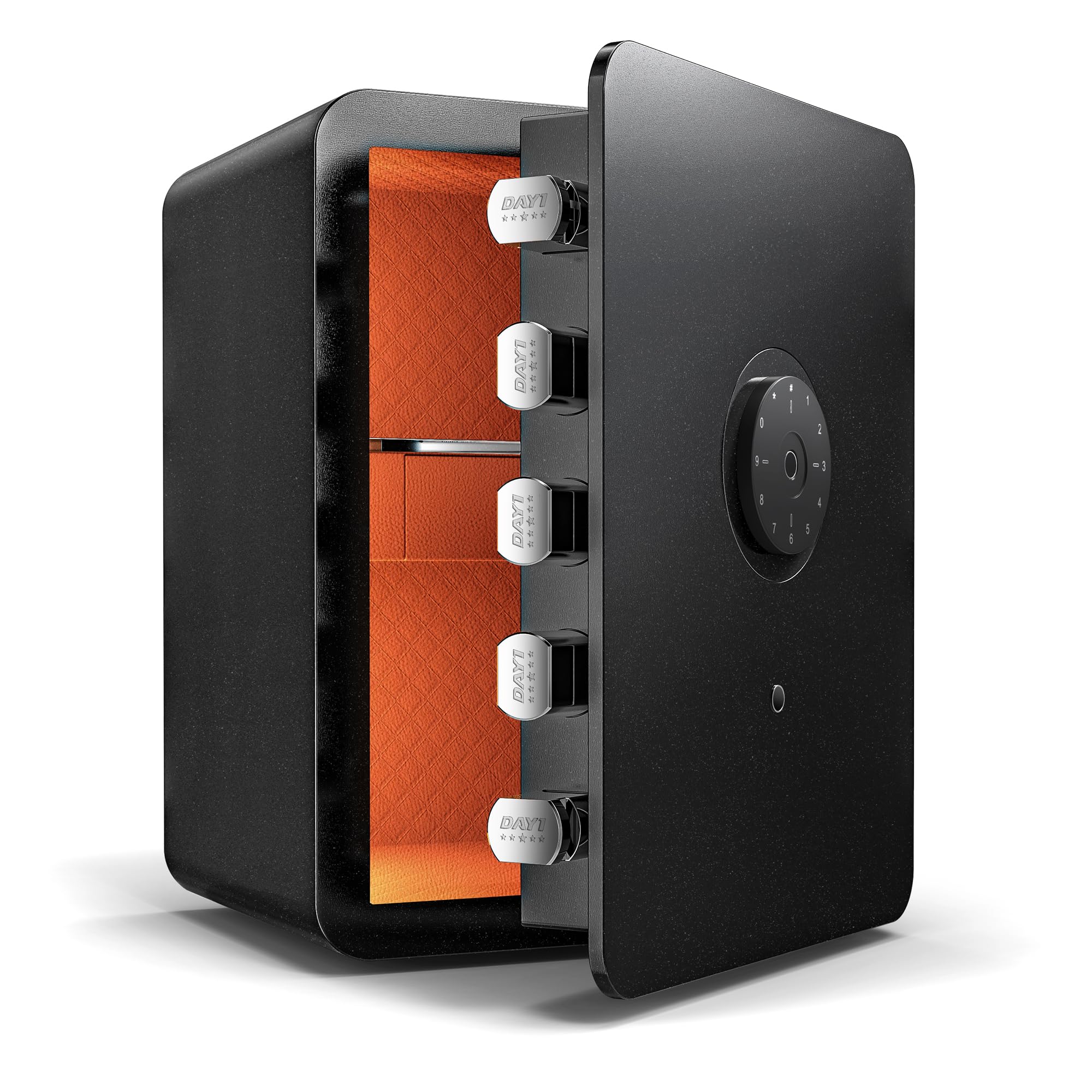 Photo 1 of DAYI Biometric Fingerprint Safe Box, 2.8 Cubic Feet Home Safes with Jewelry Drawer, Luxury Digital Touchpad Safe for Money Cash Valuables, Dual Alarm System - DF-50 Privia