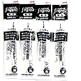 Uni Signo RT1 Gel Ballpoint Pen Black Ink Refills, 0.38mm, Set of 4