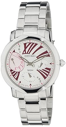 Seiko Dress Analog White Dial Mens Watch - SSB203P1