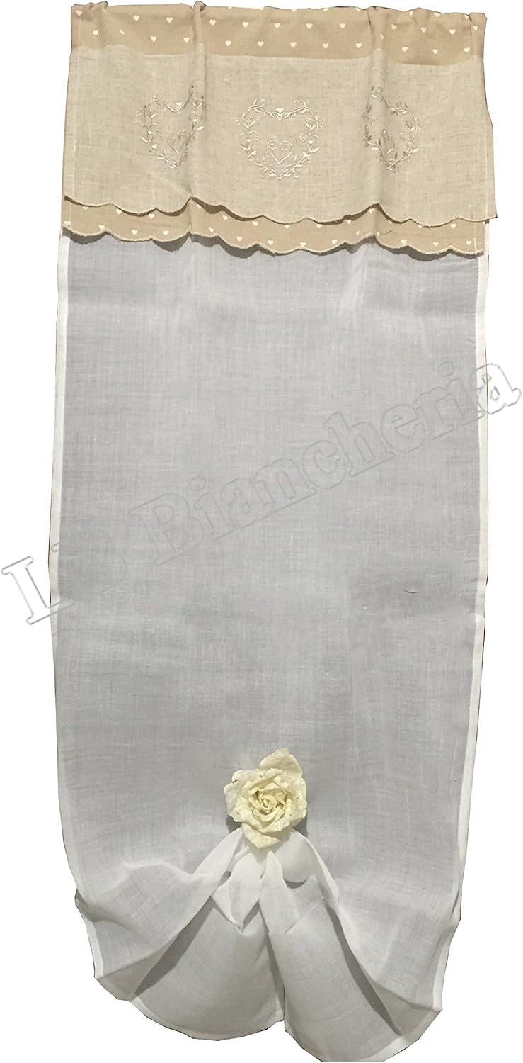 Rp Coppia Tendine Tende Astrid Country Shabby Chic Rp Coppia Tendine Tende Astrid Country Shabby Chic
