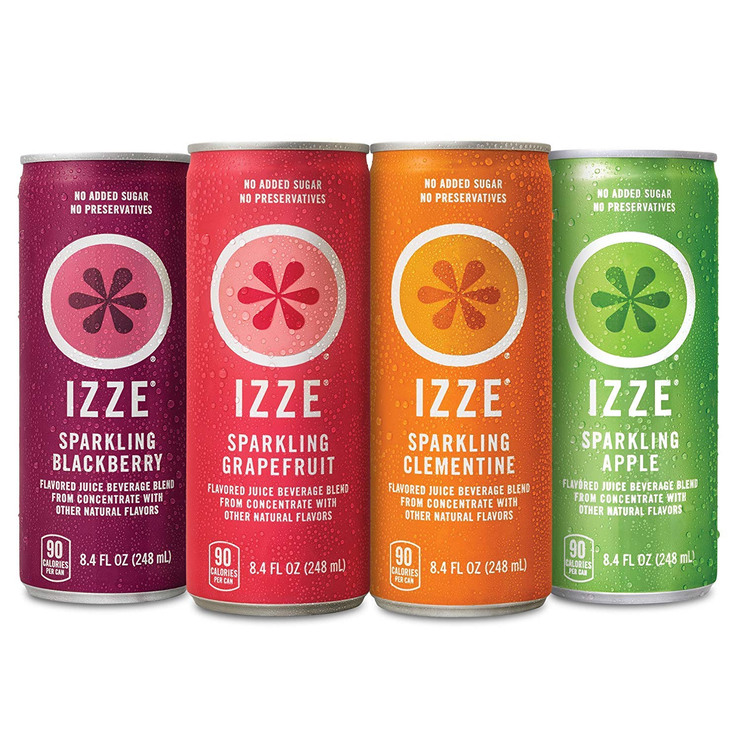 IZZE Sparkling Juice, 4 Flavor Variety Pack, 8.4 Fl Oz (24 Count) Buy
