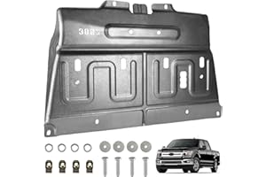 PACEWALKER Upgrade Manganese Steel Splash Panel Shield for 2015-2020 Ford F150 with Engine, Not Fit Raptor/3.0L Diesel, ML3Z-7222-D