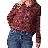Legendary Whitetails Womens Firelight Popover Flannel Tunic