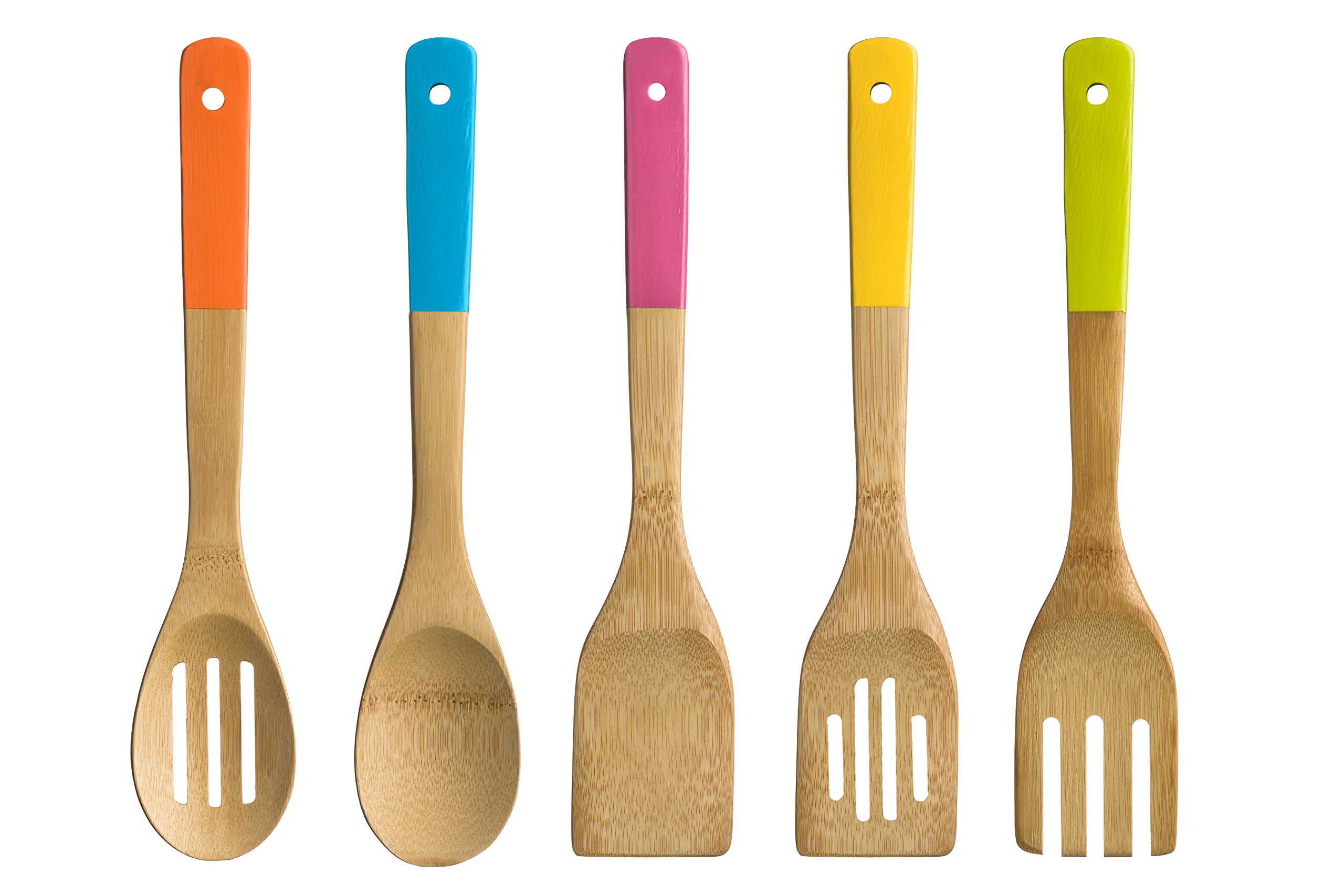 Premier Housewares 805401 Kitchen Utensil Set, Multi-Colour, Set of 5, 1.5 x 6 x 31 cm