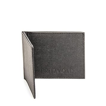 Kleiner dünner Geldbeutel Herren mit Münzfach von FRITZVOLD - Kleine Geldbörse, Slim Wallet, extrem flaches Portmonee in Vint