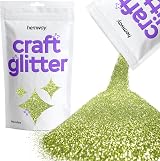 Hemway Olive Green Microfine Glitter 100g for Resin Nails Crafts