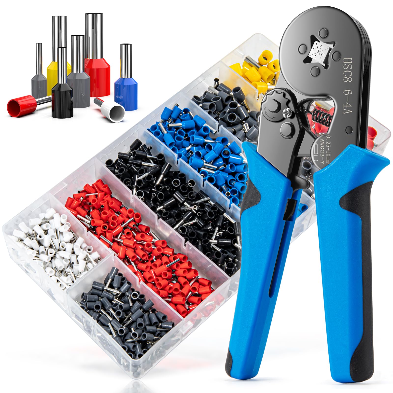 440/390x Wire Ferrules Kit – Copper Crimp Terminals Pin Connector Assortment