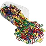 Learning Resources Link 'N' Learn Links, Bucket of 500 Assorted Color Links, Ages 3+