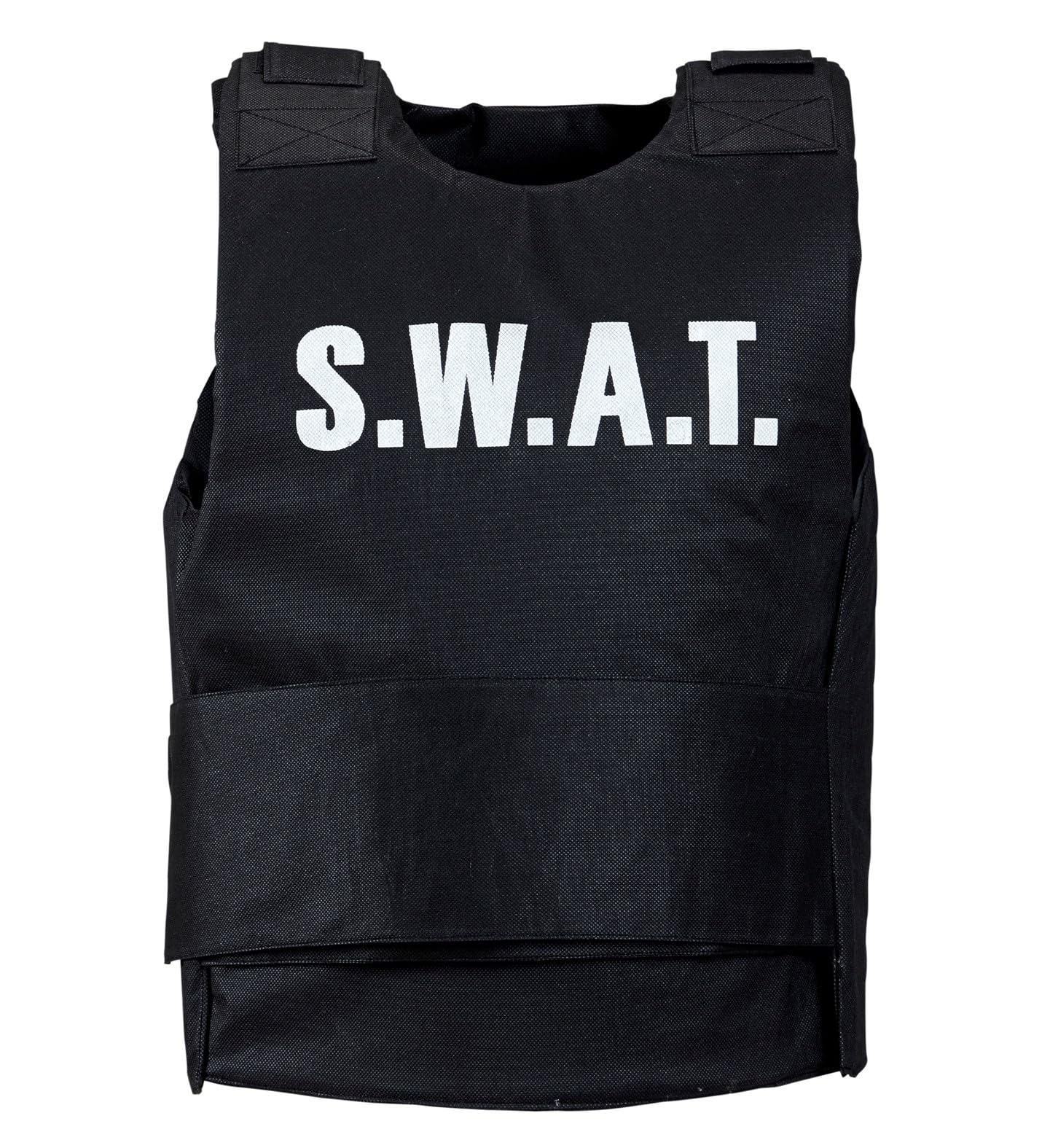 FIESTAS GUIRCA | Adult SWAT Waistcoat - Police and Special Forces Costume Accessory - Ideal for Fancy Dress Parties, Halloween and Carnival - Black