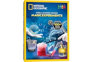 National Geographic Science Magic Kit – Science Kit for Kids with 100+ Unique Experiments and Magic Tricks, Chemistry Set and