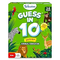 Skillmatics Card Game - Guess in 10 Junior Animal