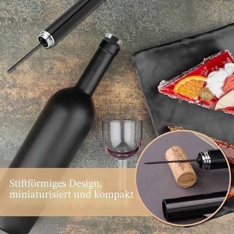 3 PCS Druckluft Korkenzieher Set, Tragbar Manueller Korkenziehers — Foto 5 von 7