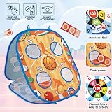 ZHEGAO Bean Bag Toss Game Kit Cornhole Sandbag Dart Tic Tac Toe Kids 5+ view 2