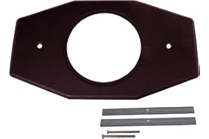 Westbrass D502-12 One-Hole Remodel Plate for Moen and Delta, Oil Rubbed Bronze