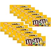 M&amp;M's Peanut Chocolate Candy - Movie Theater Box 3.1 Ounce (Pack of 12)