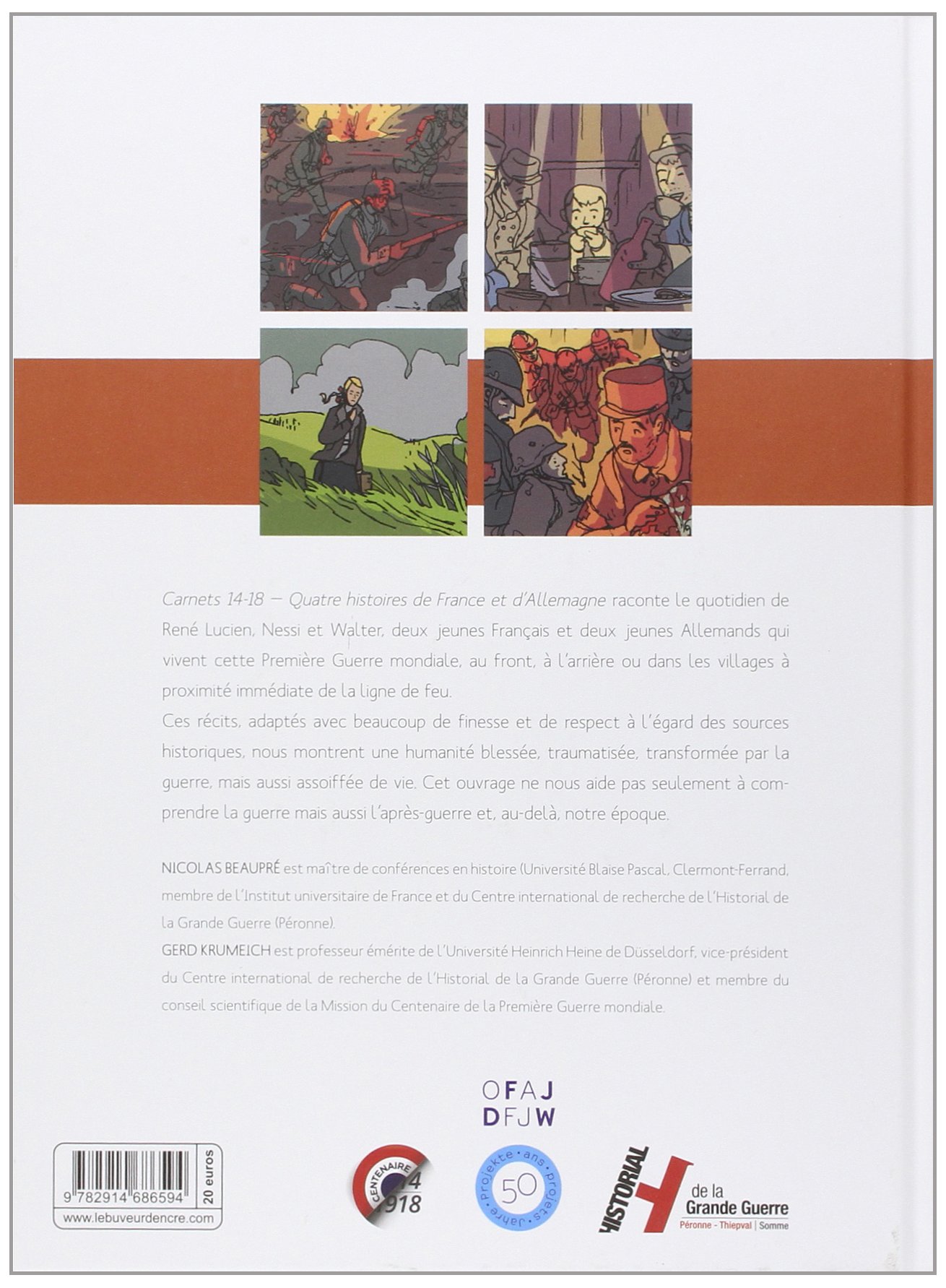 Carnets 14 18 Quatre Histoires De France Et D Allemagne Amazon De Alexander Hogh Jorg Mailliet Fremdsprachige Bucher