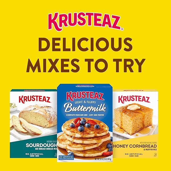 KRUSTEAZ BANANA NUT MUFFIN MIX, MADE WITH REAL BANANAS AND WALNUTS, 15.4 OZ BOX