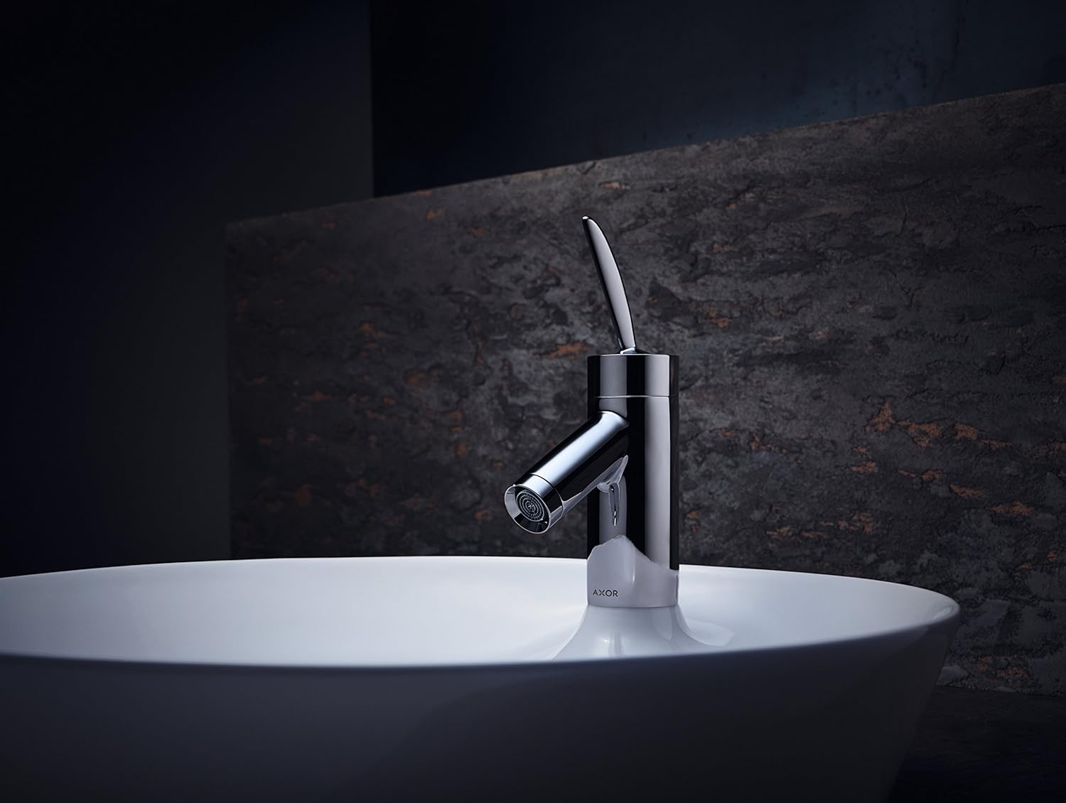 Hansgrohe Starck Classic Single Lever Wash Basin Mixer Tap with Unvers Lockable Strainer Valve Chrome-Plated, 10018000 - Image 3