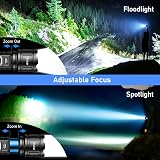 Blukar Rechargeable Flashlight, Ultra Bright LED, 5 Modes, 5000mAh, IP67 view 3